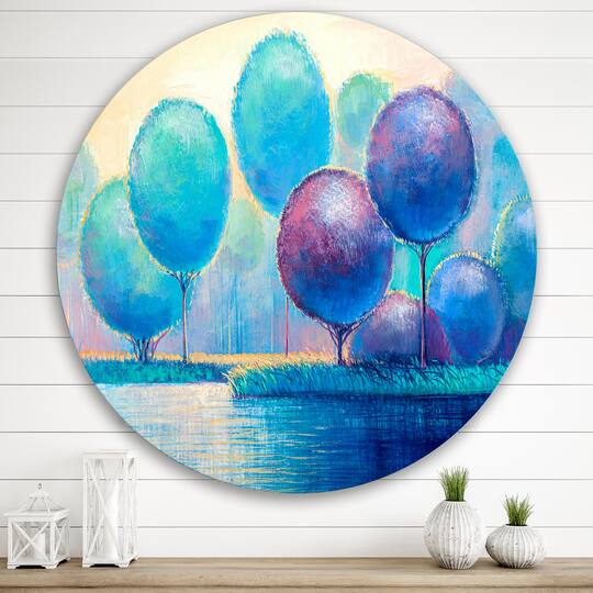 Designart - Colourful Ornamental Trees V